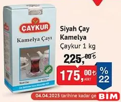 ÇAYKUR KAMELYA ÇAY 1 KG